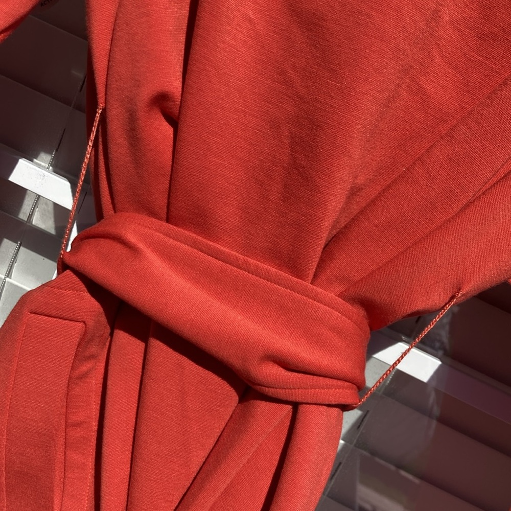 Jacket With Dramatic Collar Sz L - image 6